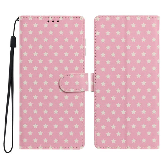 Star Pattern Magnetic Buckle Vegan Leather Phone Case with Wrist Strap, For Honor 600 / 600 Pro Global, For Honor 600 Lite Global, For Honor X6b 5G, For Honor X6c 4G, For Honor 400 Pro Global 160.8mm, For Honor 400 Lite Global                          ...