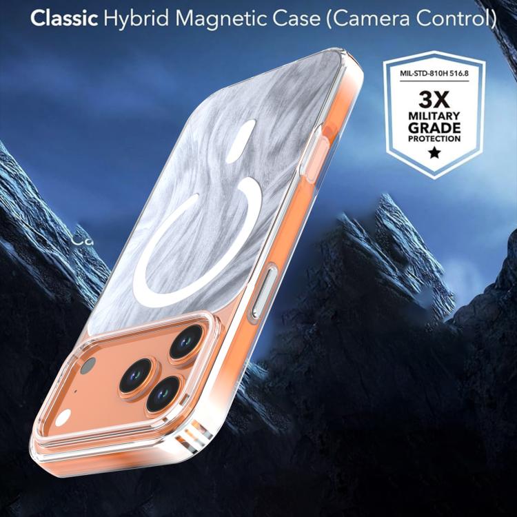 Crystal Fox Tail Pattern Magnetic Phone Case, For iPhone 18 Pro / 17 Pro, For iPhone 18 Pro Max / 17 Pro Max