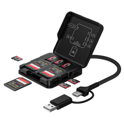 ADS-319 Multifunctional Portable Dual-Purpose Card Reader Storage Box