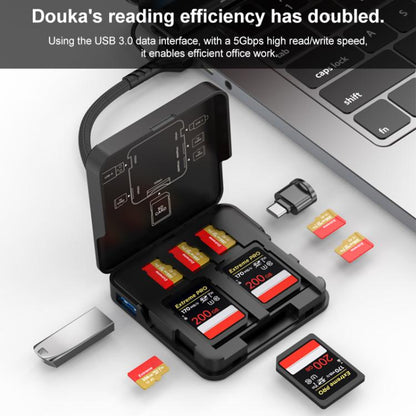 ADS-319 Multifunctional Portable Dual-Purpose Card Reader Storage Box