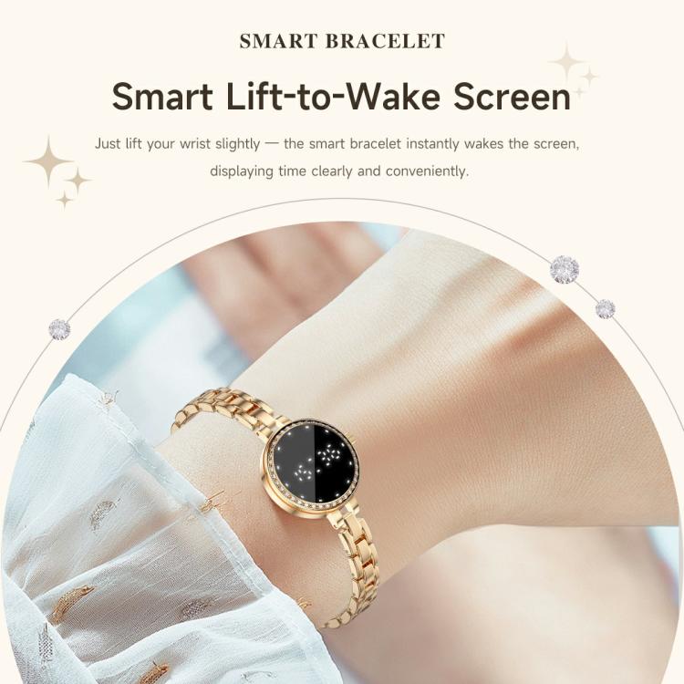 L6 Zinc Alloy Smart Bracelet Supports Call Reminder / Heart Rate / Sleep / Blood Oxygen / Pressure