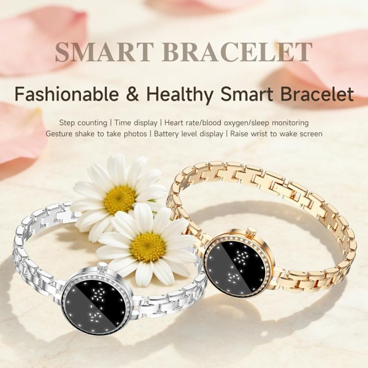 L6 Zinc Alloy Smart Bracelet Supports Call Reminder / Heart Rate / Sleep / Blood Oxygen / Pressure