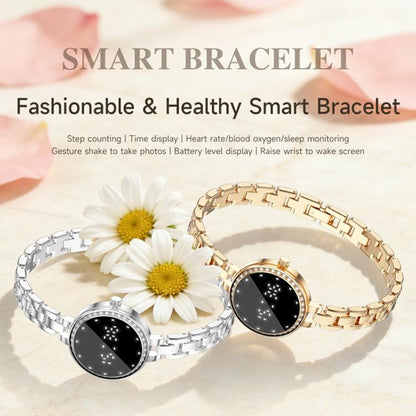 L6 Zinc Alloy Smart Bracelet Supports Call Reminder / Heart Rate / Sleep / Blood Oxygen / Pressure