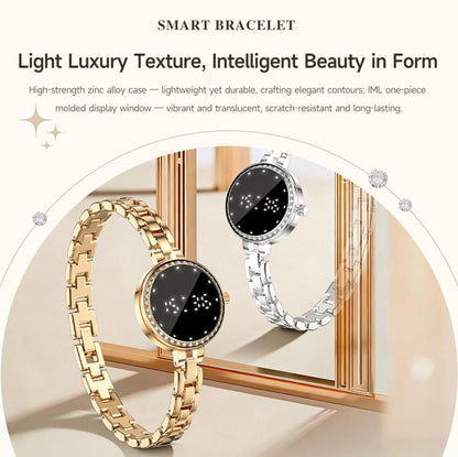 L6 Zinc Alloy Smart Bracelet Supports Call Reminder / Heart Rate / Sleep / Blood Oxygen / Pressure