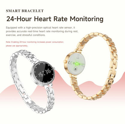 L6 Zinc Alloy Smart Bracelet Supports Call Reminder / Heart Rate / Sleep / Blood Oxygen / Pressure