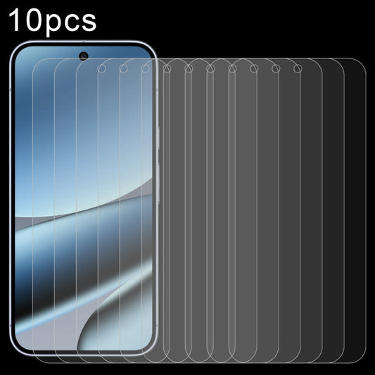 10pcs 0.18mm High Aluminum Tempered Glass Film, Support Fingerprint Unlocking, For Google Pixel 10 Pro XL, For Google Pixel 10 Pro, For Google Pixel 10, For Google Pixel 9 Pro XL, For Google Pixel 9 Pro, For Google Pixel 9