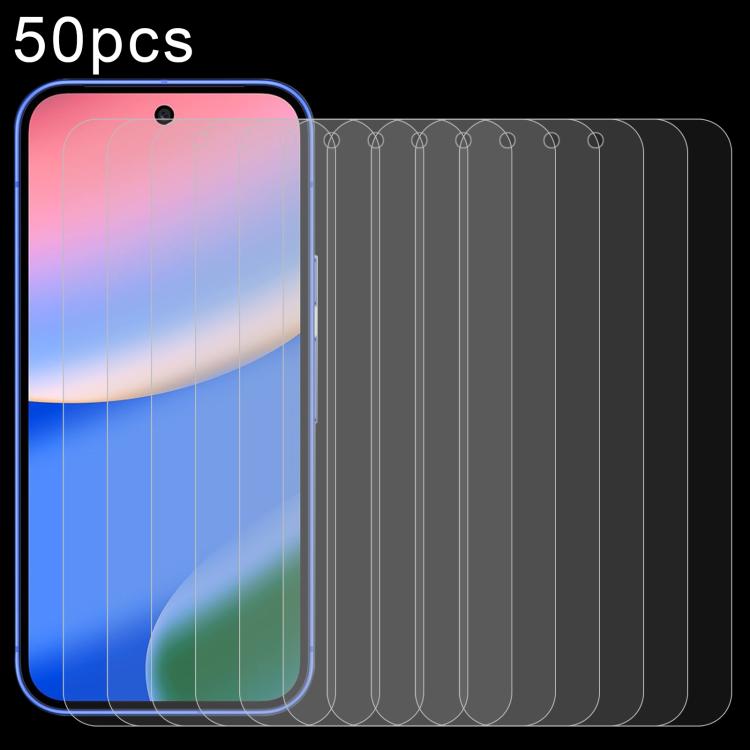 50pcs 0.18mm High Aluminum Tempered Glass Film, Support Fingerprint Unlocking, For Google Pixel 10 Pro XL, For Google Pixel 10 Pro, For Google Pixel 10, For Google Pixel 9 Pro XL, For Google Pixel 9 Pro, For Google Pixel 9