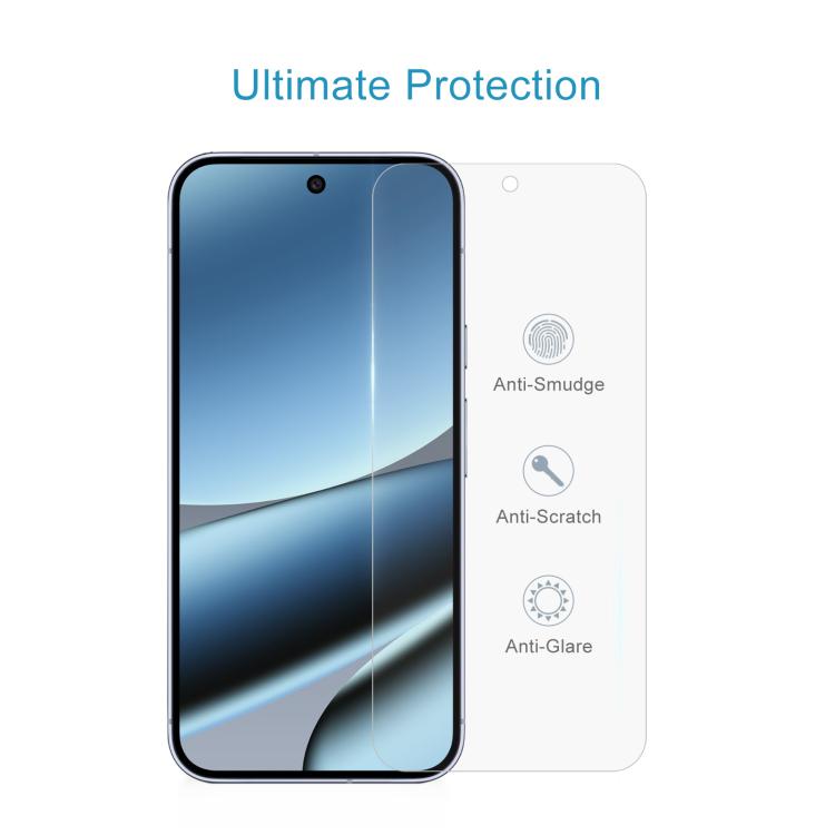 50pcs 0.18mm High Aluminum Tempered Glass Film, Support Fingerprint Unlocking, For Google Pixel 10 Pro XL, For Google Pixel 10 Pro, For Google Pixel 10, For Google Pixel 9 Pro XL, For Google Pixel 9 Pro, For Google Pixel 9