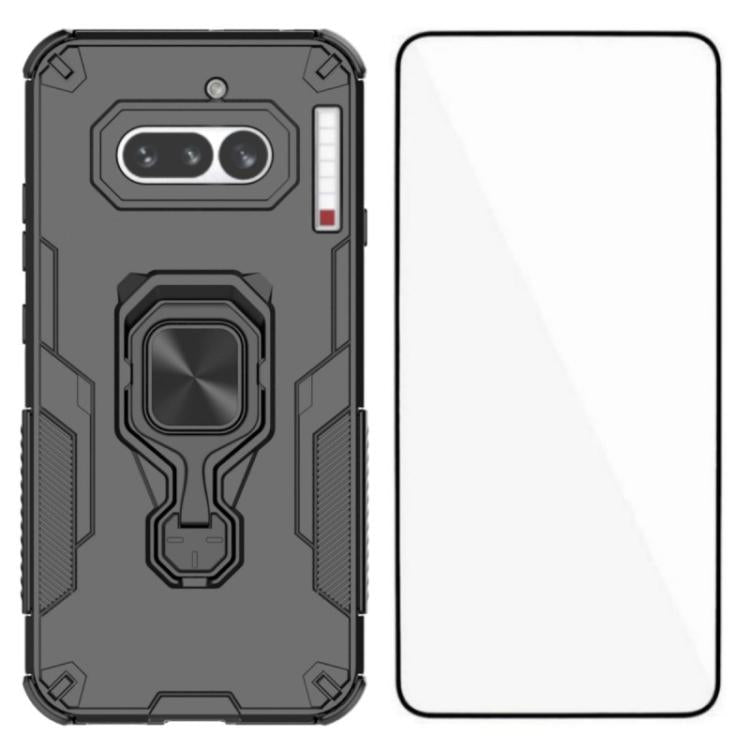 Coque de téléphone WANLONFENG en métal avec béquille et protection d'écran, pour Nothing Phone 4a, pour Nothing Phone 3, pour Nothing CMF Phone 2 Pro