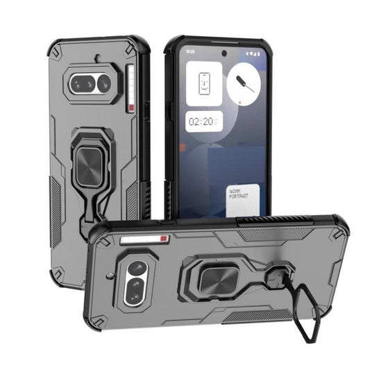 WANLONFENG Metal Kickstand Phone Case with Screen Protector, For Nothing Phone 4a, For Nothing Phone 3, For Nothing CMF Phone 2 Pro