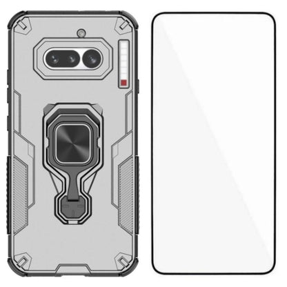Coque de téléphone WANLONFENG en métal avec béquille et protection d'écran, pour Nothing Phone 4a, pour Nothing Phone 3, pour Nothing CMF Phone 2 Pro