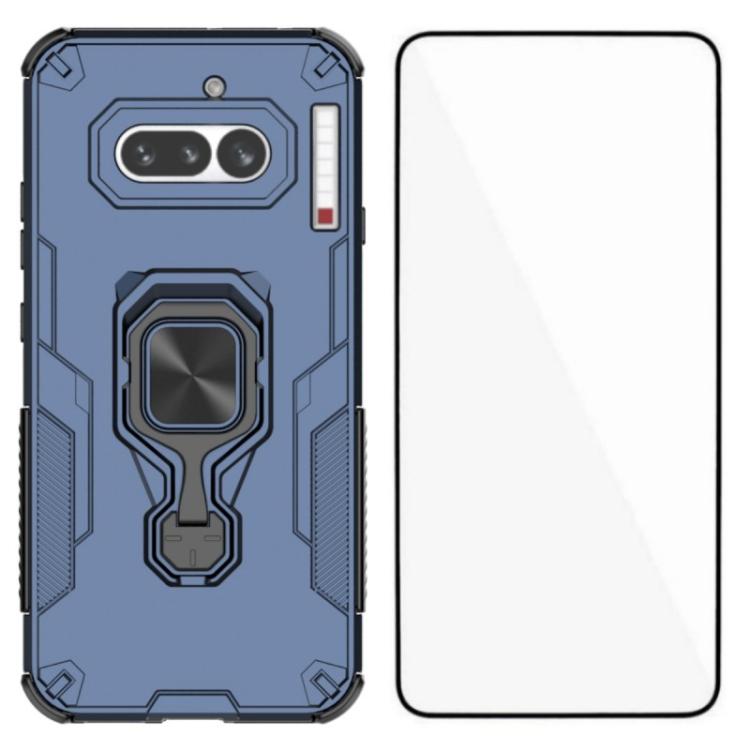 Coque de téléphone WANLONFENG en métal avec béquille et protection d'écran, pour Nothing Phone 4a, pour Nothing Phone 3, pour Nothing CMF Phone 2 Pro