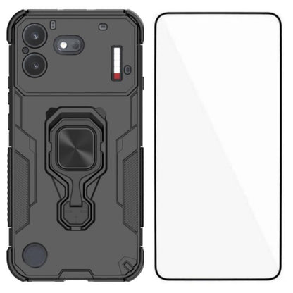 WANLONFENG Metal Kickstand Phone Case with Screen Protector, For Nothing Phone 4b, For Nothing Phone 4a, For Nothing Phone 3, For Nothing CMF Phone 2 Pro