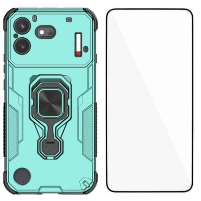 WANLONFENG Metal Kickstand Phone Case with Screen Protector, For Nothing Phone 4b, For Nothing Phone 4a, For Nothing Phone 3, For Nothing CMF Phone 2 Pro
