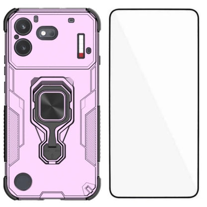 WANLONFENG Metal Kickstand Phone Case with Screen Protector, For Nothing Phone 4b, For Nothing Phone 4a, For Nothing Phone 3, For Nothing CMF Phone 2 Pro