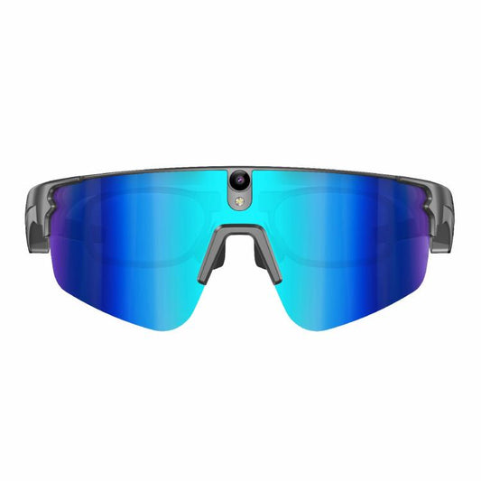 L085 Lunettes connectées intelligentes de cyclisme avec IA, suppression du bruit double micro 8 MP, assistant vocal / appels