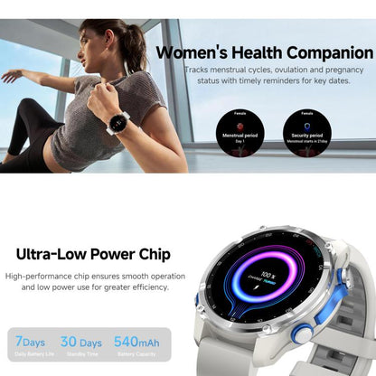 HD350 Pro 1.32 inch AMOLED GPS Sport Smart Watch, Support Bluetooth Call / Sleep / Blood Oxygen / Heart Rate / Long Sitting Health Monitor