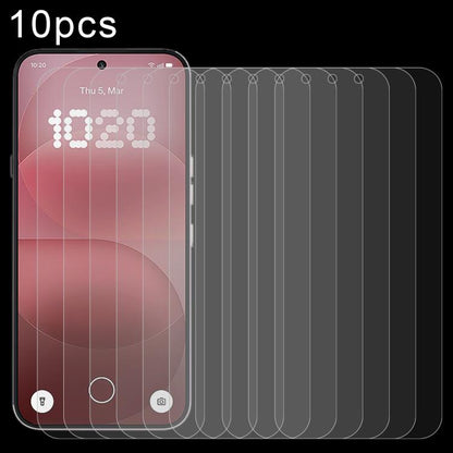 10pcs 0.18mm High Aluminum Tempered Glass Film, Support Fingerprint Unlocking, For Nothing Phone 4a Pro