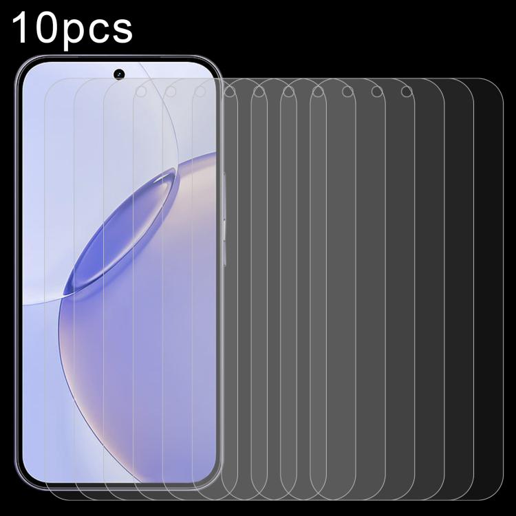 10pcs 0.18mm High Aluminum Tempered Glass Film, Support Fingerprint Unlocking, For Realme Neo8 5G, For Realme 16 Pro 5G