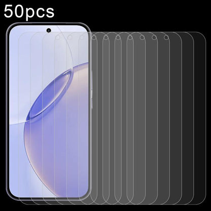 50pcs 0.18mm High Aluminum Tempered Glass Film, Support Fingerprint Unlocking, For Realme Neo8 5G, For Realme 16 Pro 5G