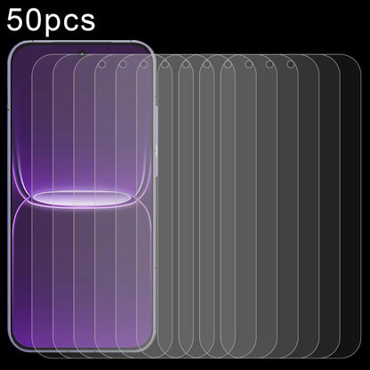 50pcs 0.18mm High Aluminum Tempered Glass Film, Support Fingerprint Unlocking, For Realme Neo8 5G, For Realme 16 Pro 5G