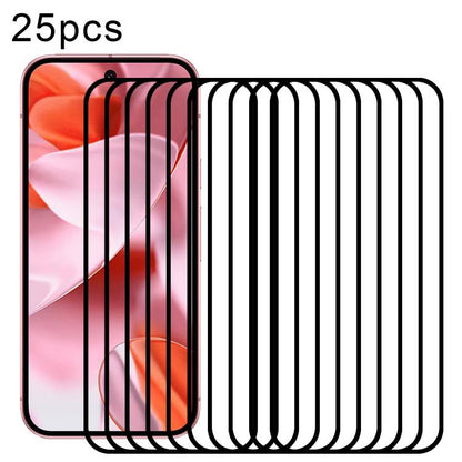25pcs Full Glue Screen Tempered Glass Film, Support Fingerprint Unlocking, For Google Pixel 10 Pro XL, For Google Pixel 10 Pro, For Google Pixel 10, For Google Pixel 9 Pro XL, For Google Pixel 9 Pro, For Google Pixel 9, For Google Pixel 8a             ...