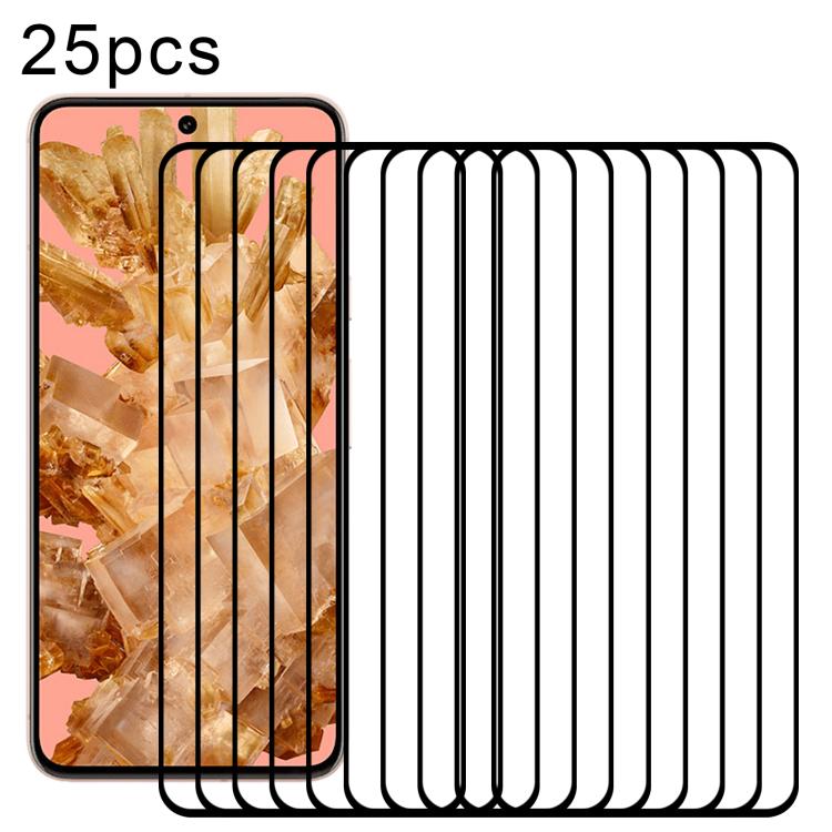 25pcs Full Glue Screen Tempered Glass Film, Support Fingerprint Unlocking, For Google Pixel 10 Pro XL, For Google Pixel 10 Pro, For Google Pixel 10, For Google Pixel 9 Pro XL, For Google Pixel 9 Pro, For Google Pixel 9, For Google Pixel 8a             ...