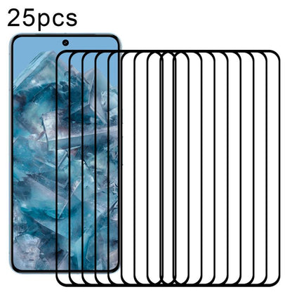 25pcs Full Glue Screen Tempered Glass Film, Support Fingerprint Unlocking, For Google Pixel 10 Pro XL, For Google Pixel 10 Pro, For Google Pixel 10, For Google Pixel 9 Pro XL, For Google Pixel 9 Pro, For Google Pixel 9, For Google Pixel 8a             ...