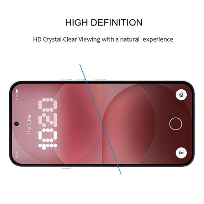 Full Glue Screen Tempered Glass Film, Support Fingerprint Unlocking, For Nothing Phone 4a Pro