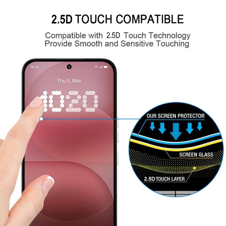 Full Glue Screen Tempered Glass Film, Support Fingerprint Unlocking, For Nothing Phone 4a Pro