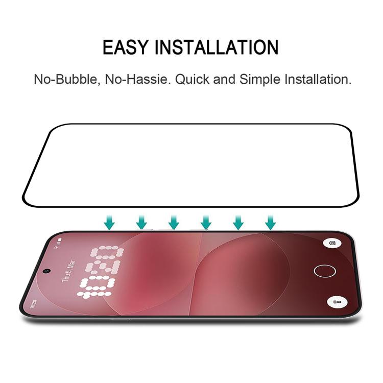 Full Glue Screen Tempered Glass Film, Support Fingerprint Unlocking, For Nothing Phone 4a Pro