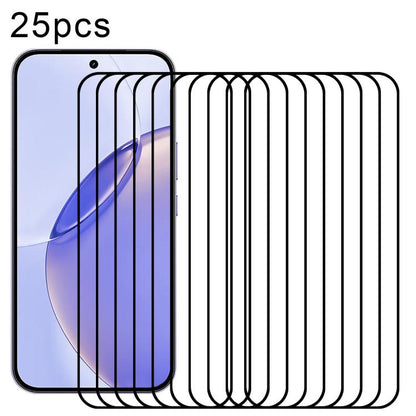 25pcs Full Glue Screen Tempered Glass Film, Support Fingerprint Unlocking, For Realme Neo8 5G, For Realme 16 Pro 5G