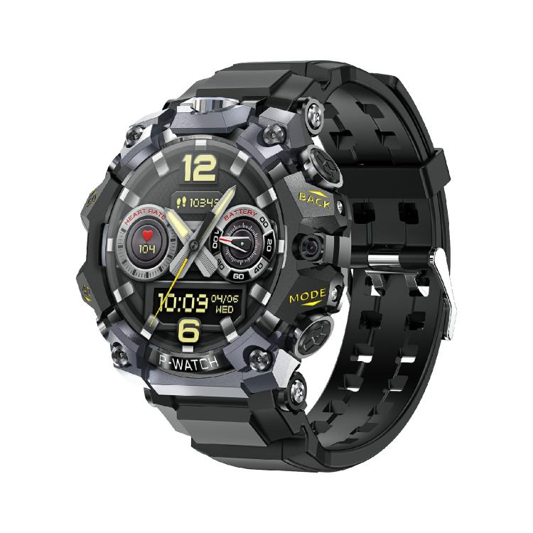 S669 1.75 inch AMOLED GPS Sport Smart Watch, Support Bluetooth Call / Sleep / Blood Oxygen / Heart Rate / Female Menstrual Cycle