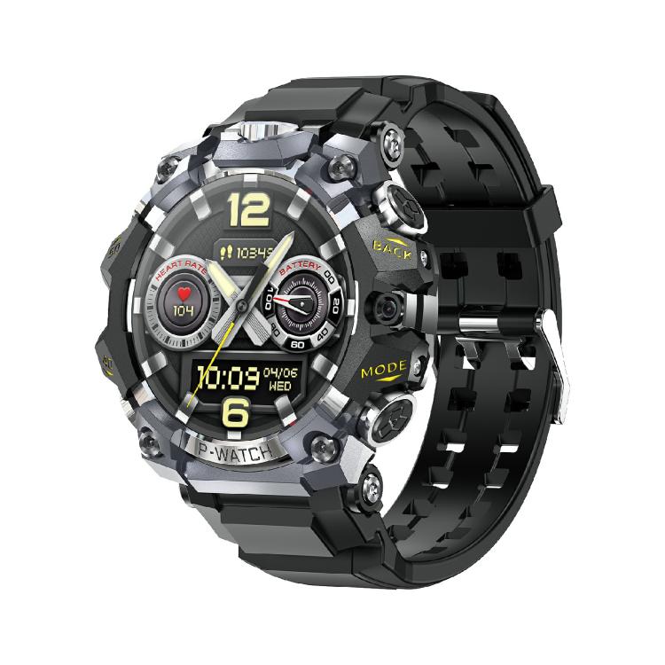 S669 1.75 inch AMOLED GPS Sport Smart Watch, Support Bluetooth Call / Sleep / Blood Oxygen / Heart Rate / Female Menstrual Cycle