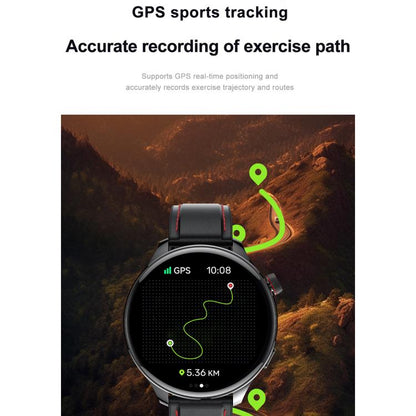 S669 1.75 inch AMOLED GPS Sport Smart Watch, Support Bluetooth Call / Sleep / Blood Oxygen / Heart Rate / Female Menstrual Cycle