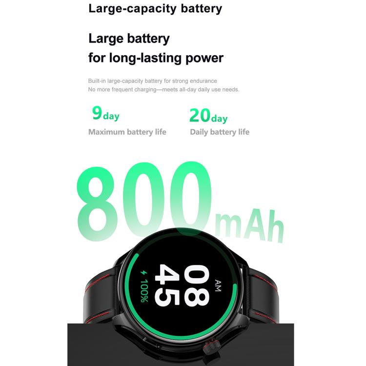 S669 1.75 inch AMOLED GPS Sport Smart Watch, Support Bluetooth Call / Sleep / Blood Oxygen / Heart Rate / Female Menstrual Cycle
