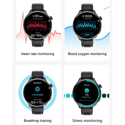 S669 1.75 inch AMOLED GPS Sport Smart Watch, Support Bluetooth Call / Sleep / Blood Oxygen / Heart Rate / Female Menstrual Cycle