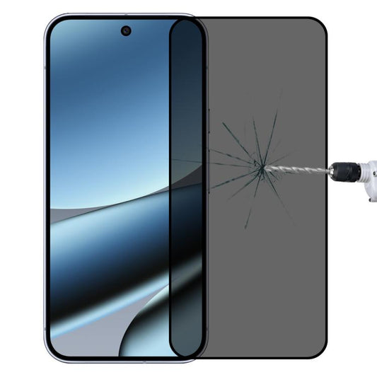 Full Cover Anti-peeping Tempered Glass Film, Support Fingerprint Unlocking, For Google Pixel 10 Pro XL, For Google Pixel 10 Pro, For Google Pixel 10, For Google Pixel 9 Pro XL, For Google Pixel 9 Pro, For Google Pixel 9, For Google Pixel 8a