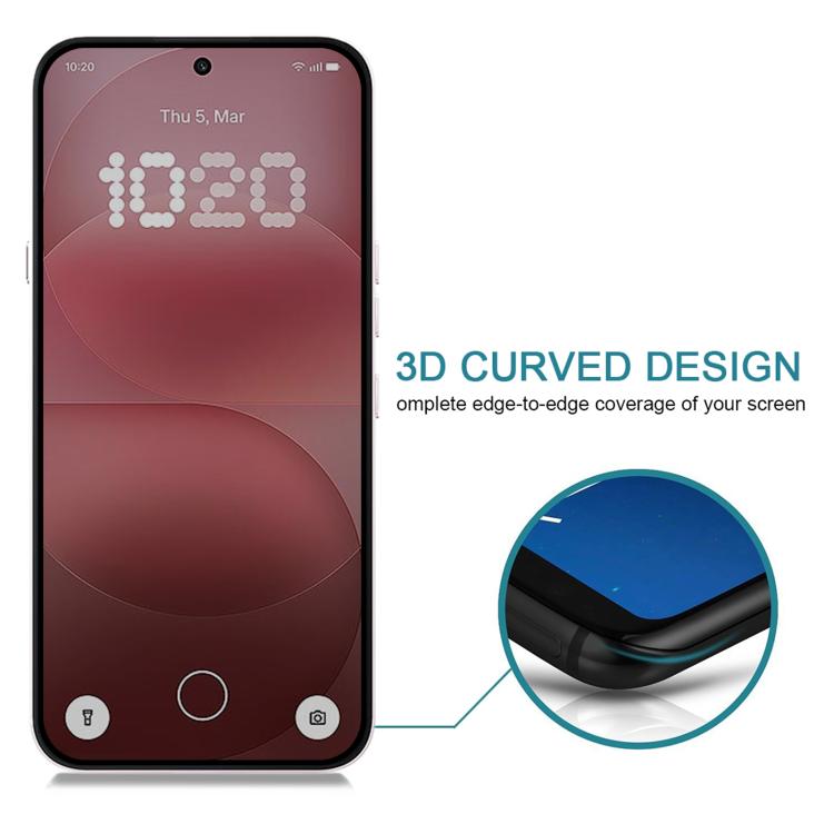 25pcs Full Cover Anti-peeping Tempered Glass Film,  Support Fingerprint Unlocking, For Nothing Phone 4a Pro