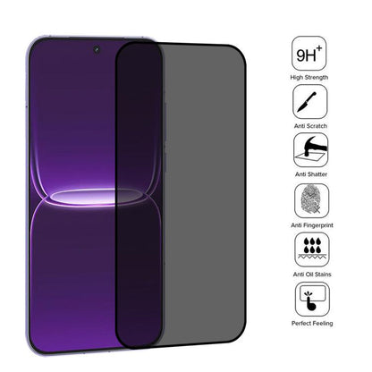 Full Cover Anti-peeping Tempered Glass Film, Support Fingerprint Unlocking, For Realme Neo8 5G, For Realme 16 Pro 5G