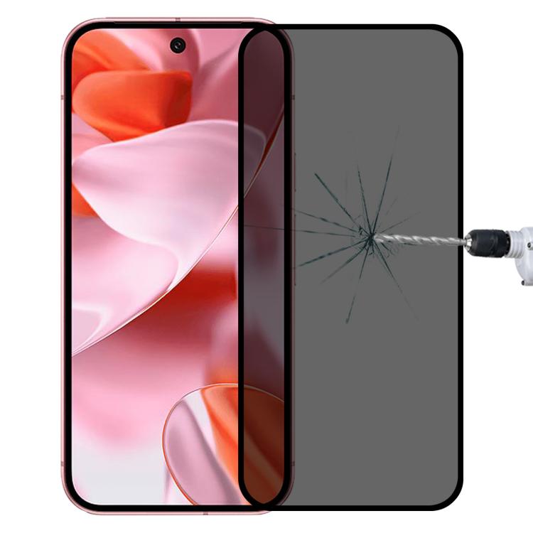 High Transparency Full Cover Anti-spy Tempered Glass Film, Support Fingerprint Unlocking, For Google Pixel 10 Pro XL, For Google Pixel 10 Pro, For Google Pixel 10, For Google Pixel 9 Pro XL, For Google Pixel 9 Pro, For Google Pixel 9