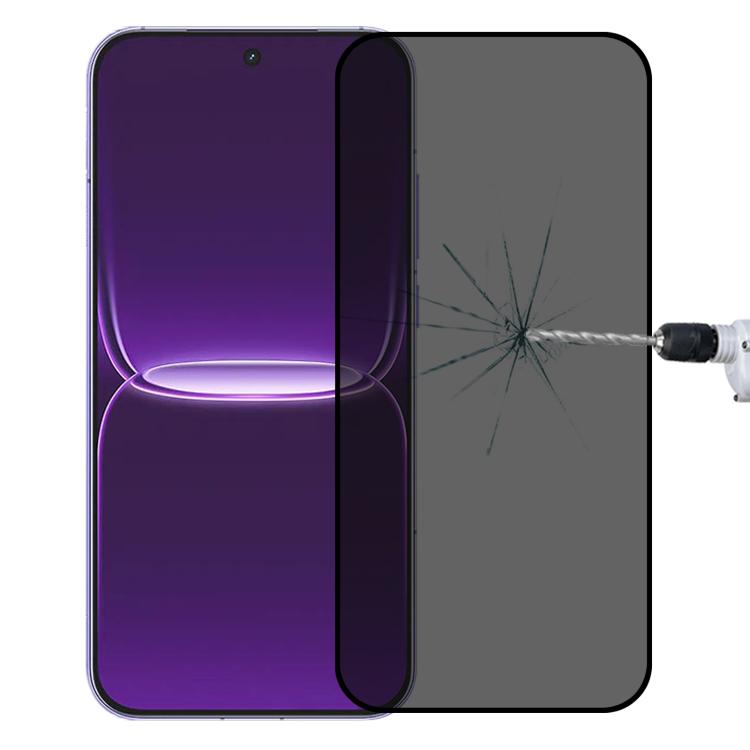 High Transparency Full Cover Anti-spy Tempered Glass Film, Support Fingerprint Unlocking, For Realme Neo8 5G, For Realme 16 Pro 5G