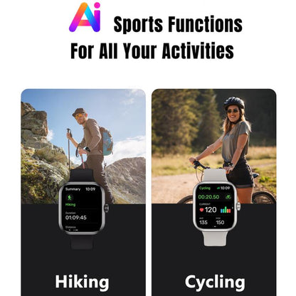 S339 1.85 inch AMOLED GPS Sport Smart Watch, Support Bluetooth Call / Sleep / Blood Oxygen / Heart Rate
