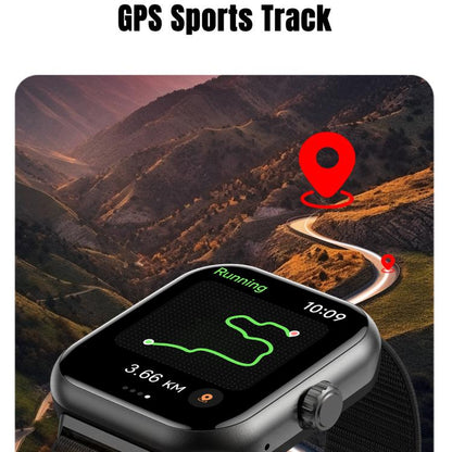 S339 1.85 inch AMOLED GPS Sport Smart Watch, Support Bluetooth Call / Sleep / Blood Oxygen / Heart Rate
