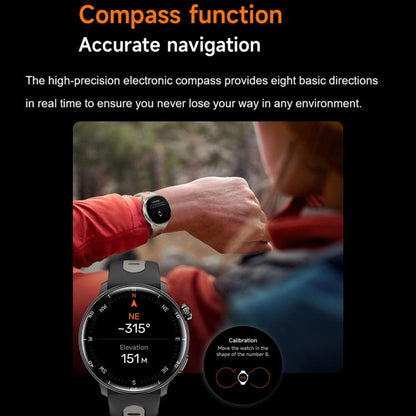 S666 1.43 inch AMOLED HD GPS Sport Smart Watch, Support Bluetooth Call / Sleep / Blood Oxygen / Heart Rate / Female Menstrual Cycle