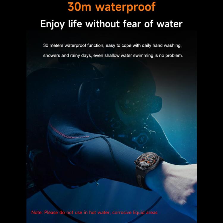 S666 1.43 inch AMOLED HD GPS Sport Smart Watch, Support Bluetooth Call / Sleep / Blood Oxygen / Heart Rate / Female Menstrual Cycle