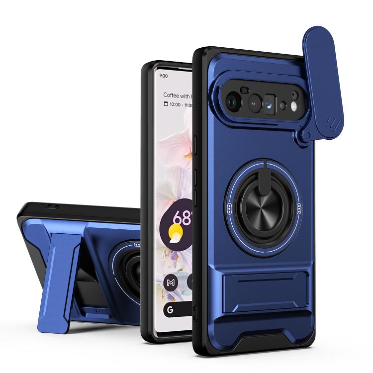 Lens Sliding Window Multifunctional Magnetic Shockproof Phone Case, For Google Pixel 11 / 11 Pro, For Google Pixel 10a, For Google Pixel 9a, For Google Pixel 9 Pro XL 5G, For Google Pixel 9, For Google Pixel 8a, For Google Pixel 8 Pro, For Google Pixel...