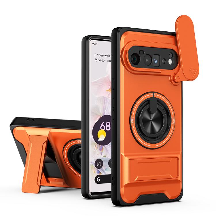 Lens Sliding Window Multifunctional Magnetic Shockproof Phone Case, For Google Pixel 11 / 11 Pro, For Google Pixel 10a, For Google Pixel 9a, For Google Pixel 9 Pro XL 5G, For Google Pixel 9, For Google Pixel 8a, For Google Pixel 8 Pro, For Google Pixel...
