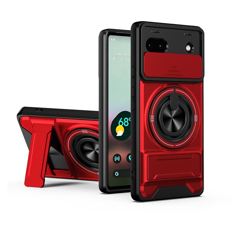 Lens Sliding Window Multifunctional Magnetic Shockproof Phone Case, For Google Pixel 11 / 11 Pro, For Google Pixel 10a, For Google Pixel 9a, For Google Pixel 9 Pro XL 5G, For Google Pixel 9, For Google Pixel 8a, For Google Pixel 8 Pro, For Google Pixel...