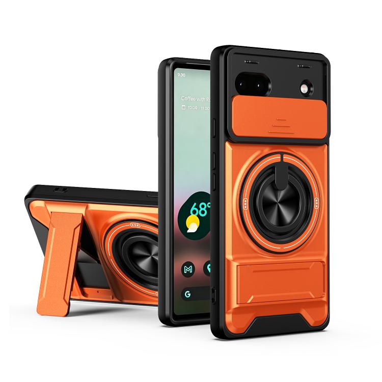 Lens Sliding Window Multifunctional Magnetic Shockproof Phone Case, For Google Pixel 11 / 11 Pro, For Google Pixel 10a, For Google Pixel 9a, For Google Pixel 9 Pro XL 5G, For Google Pixel 9, For Google Pixel 8a, For Google Pixel 8 Pro, For Google Pixel...